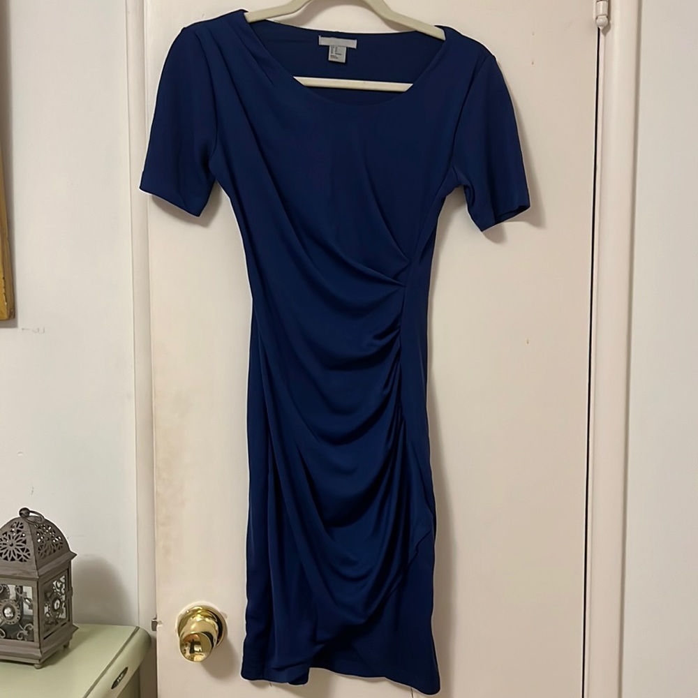 Short sleeve blue bodycon!